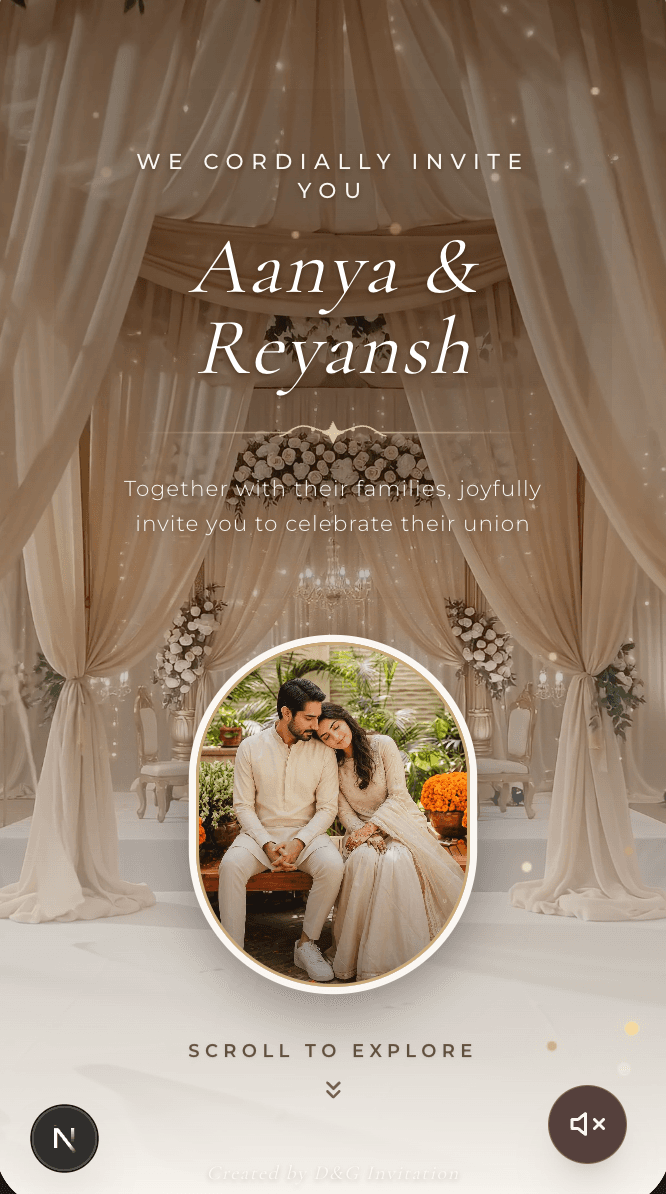 Blush & Champagne Mandap
